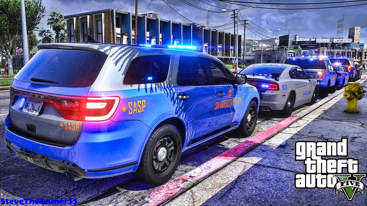 Playing GTA 5 As A POLICE OFFICER Highway Patrol|| GSP|| GTA 5 Lspdfr Mod| 4K