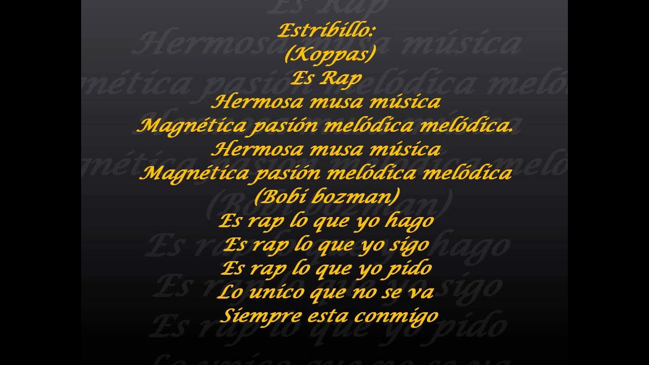 Koppas - Es rap feat Bobi bozman