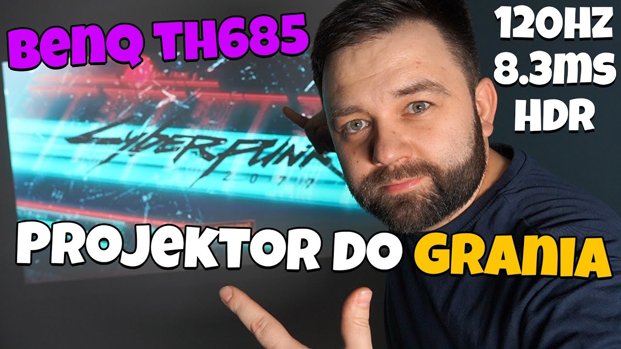 Czy Projektor nadaje się do grania? BenQ TH685 120hz HDR