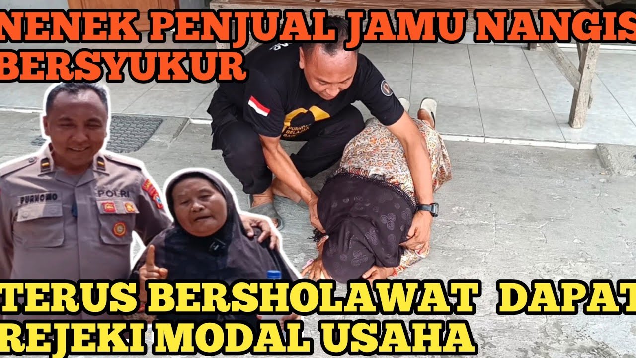 SUMPAH KAGET BANGET LIHAT  IBU PENJUAL JAMU KELILING NANGIS SUJUD SYUKUR DAPAT TAMBAHAN MODAL USAHA