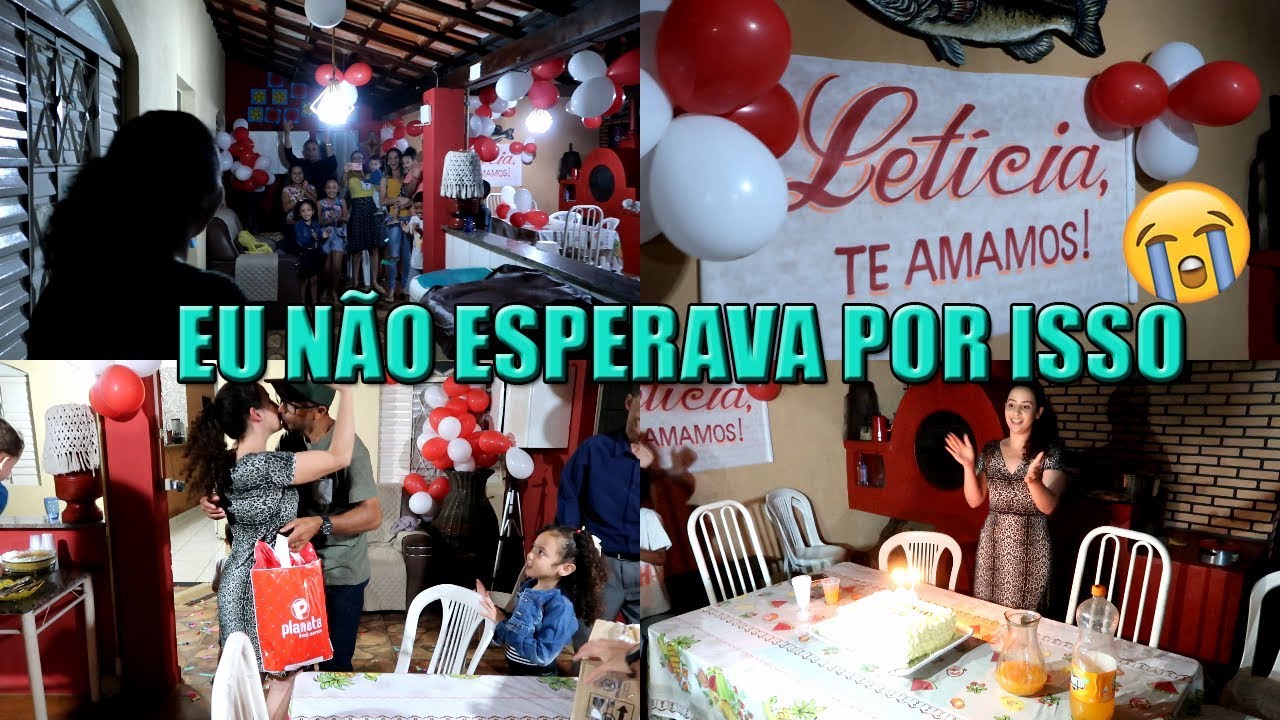 FIZERAM SURPRESA DE ANIVERSÁRIO PARA MIM |LETÍCIA VELOSO