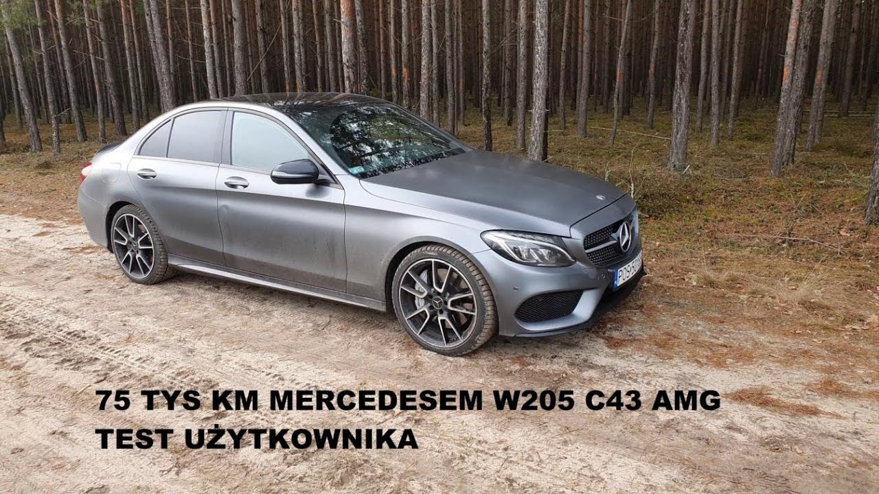 Mercedes C43 AMG test uzytkownika 74tys km !!!!!!!! a nie 7dni jak demo car!