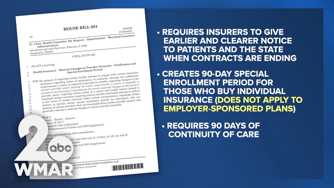 Maryland bill aims to protect patients caught in hospital-insurance contract disputes
