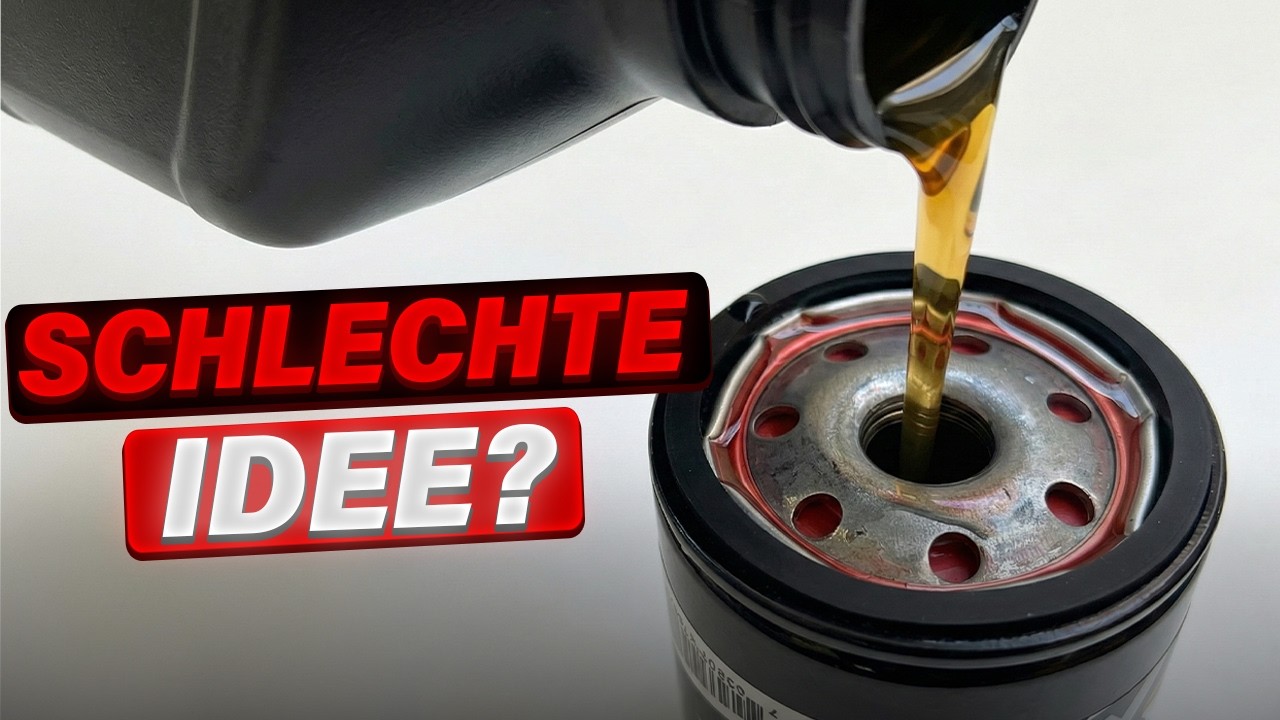 Ölfilter vorbefüllen – schadet das dem Motor?