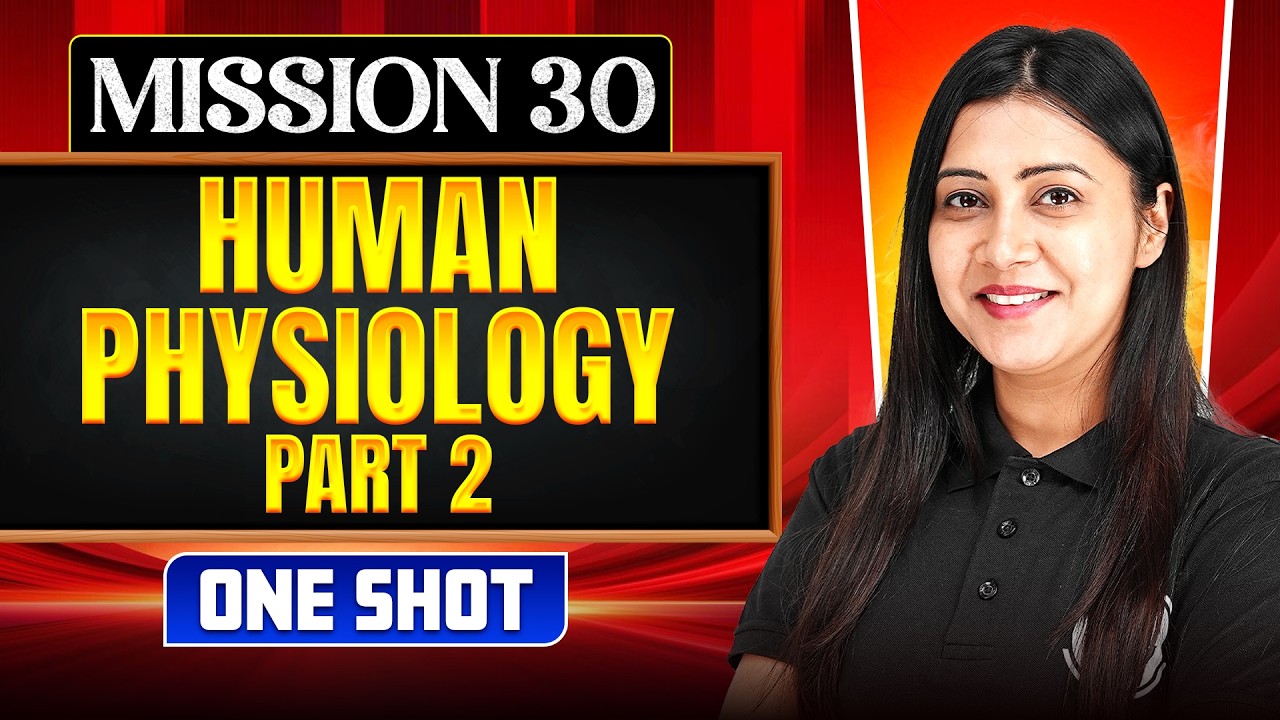HUMAN PHYSIOLOGY 2 in ONE SHOT || All Concepts, Tricks & PYQ || NEET 2026