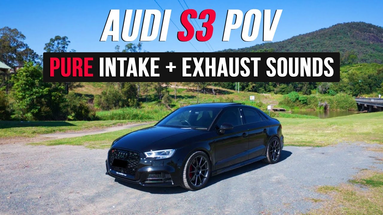 Audi S3 Sedan POV Drive (Mountain Roads) | PURE Intake & Exhaust Sounds