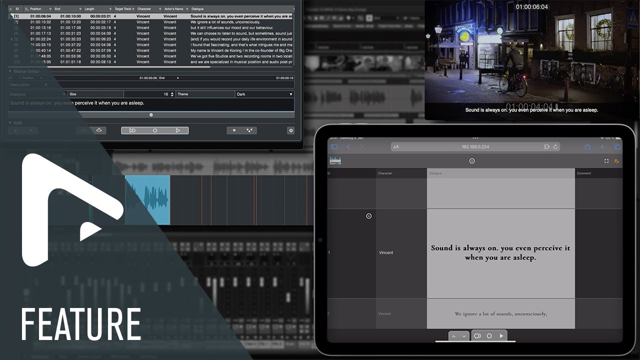 Dialogue Recording & Editing | New Features in Nuendo 13