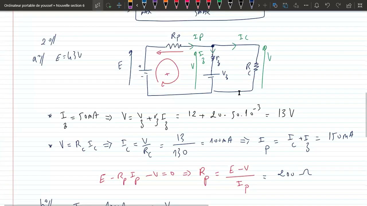 Electronique : Diode Zener : exercice 2