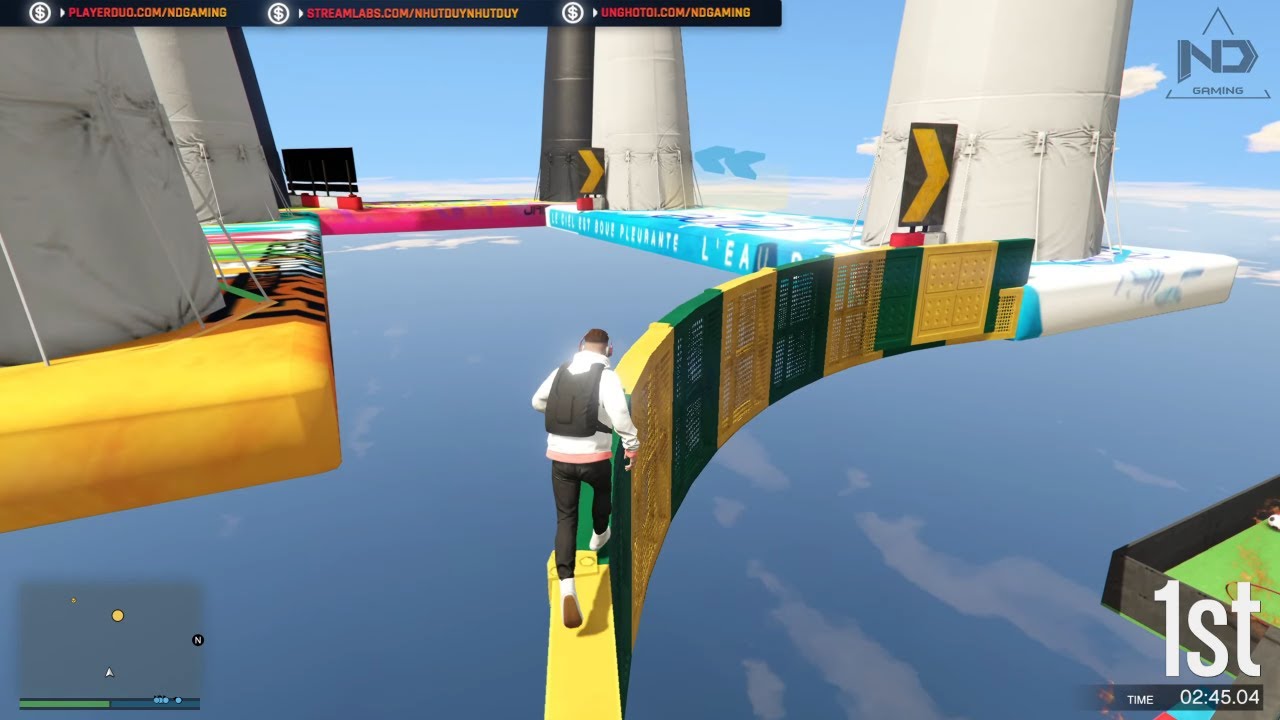 [LIVE] GTA 5 Online - Running Man Phiên Bản Parkour