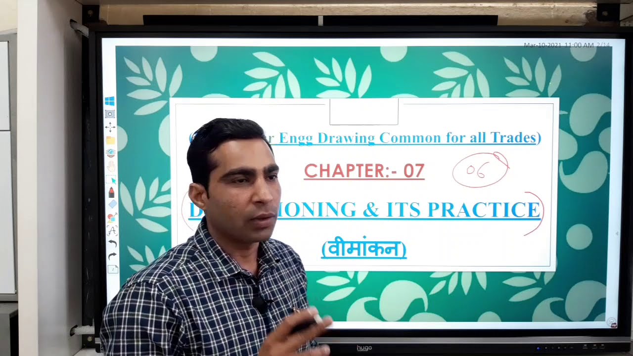 DIMENSIONING/Types of Dimensioning/Methods of Dimensioning/Elements of Dimensioning/ITI Engg Drawing