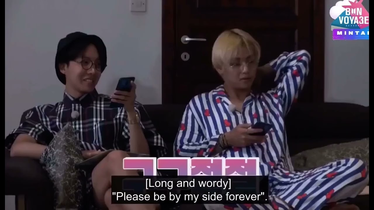 When Jimin till remember that V cry in Bon Voyage Season 2 while writing letter to him 🥺&hearts;️~Soulmate