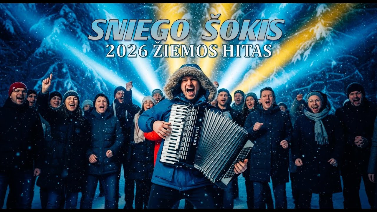 Sniego šokis – Nauja daina 2026 ❄️ (Muzika, kuri veža)