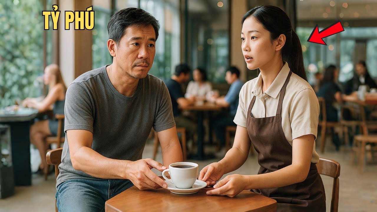 Tỷ phú giả nghèo vào quán của mình gọi ly cà phê - Và sững sờ khi cô phục vụ nghèo nói 3 từ này!