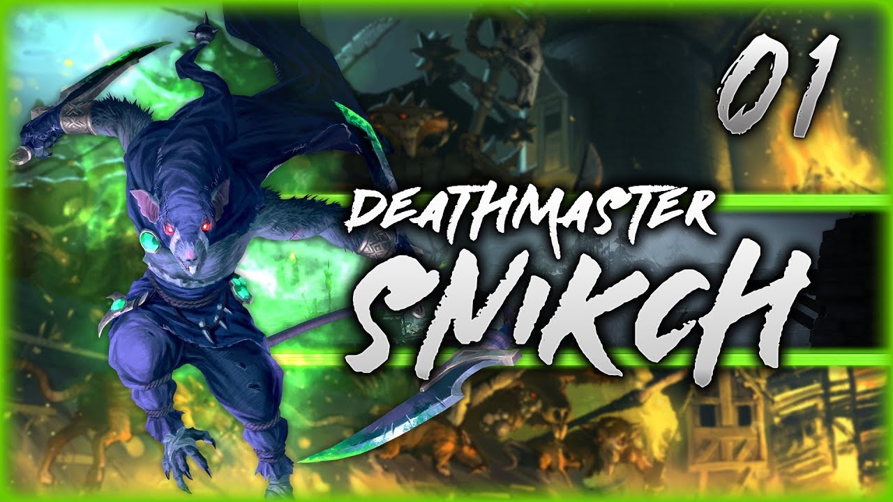 DEATHMASTER SNIKCH! | Shadow & Blade | Mortal Empires - Clan Eshin | Total War Warhammer 2 #1