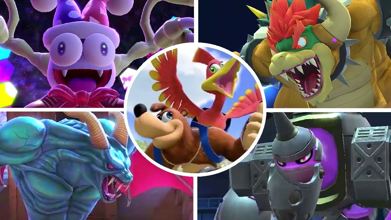 Super Smash Bros. Ultimate - Banjo & Kazooie vs All Bosses