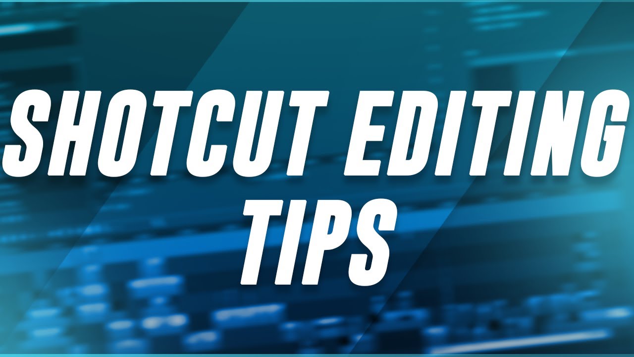 Советы и рекомендации по редактированию видео Shotcut!