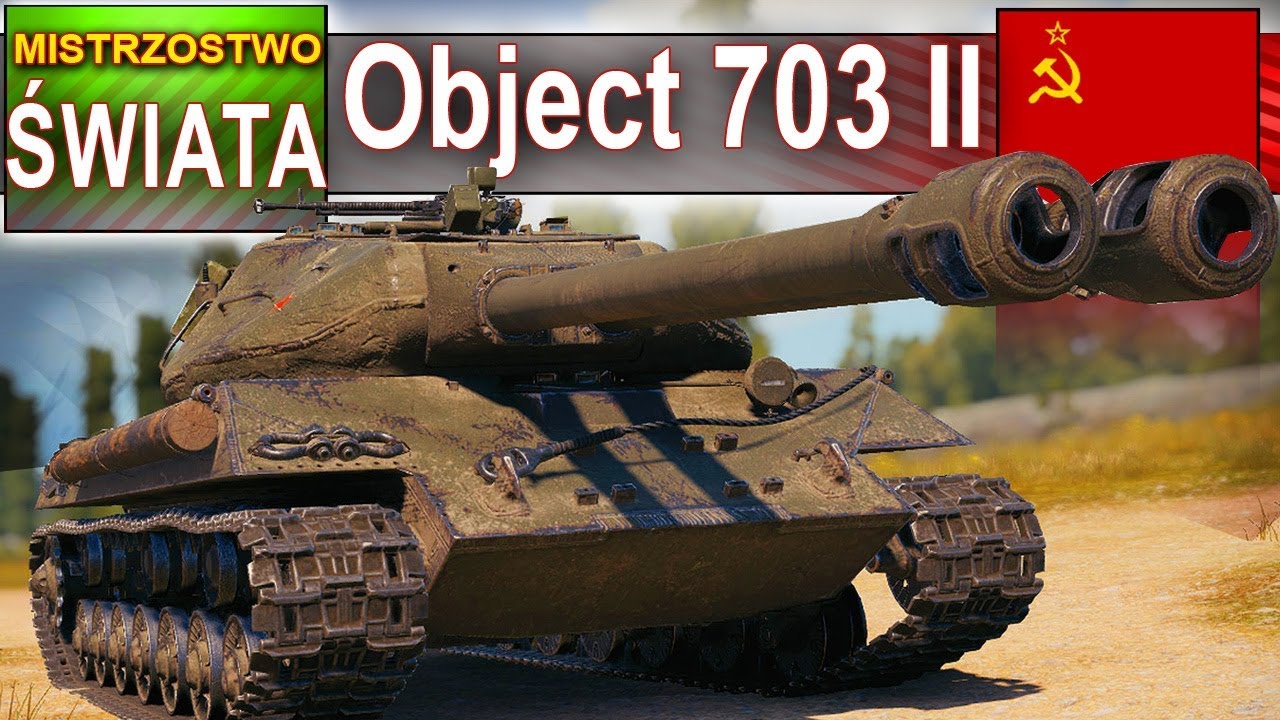 Object 703 II jedna salwa w dwa czołgi! - World of Tanks