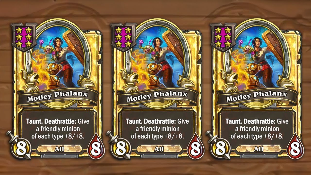 Triple Golden Motley Phalanx Domination | Hearthstone Battlegrounds