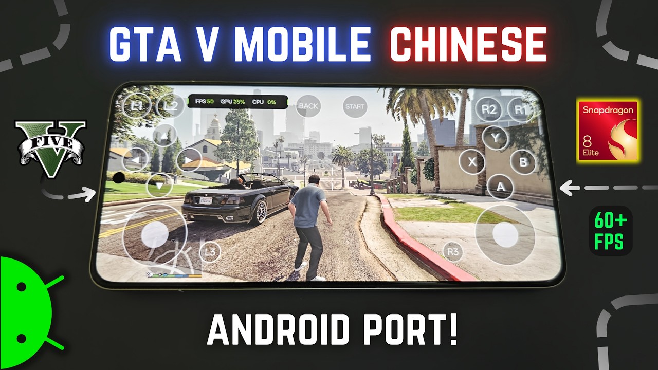 GTA V для Android &mdash; это ШЕДЕВР! ТЕСТ новой китайской версии в 1440P! &mdash; Но стоит ли пробовать?