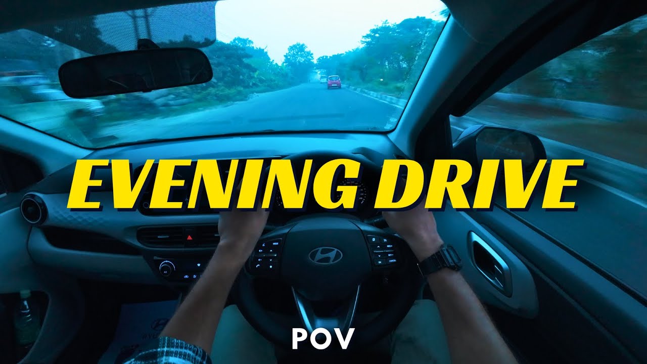 Hyundai Grand i10 Nios POV Highway Drive | Evening 4K Ride | DJI Osmo Action 4 | RevVibes