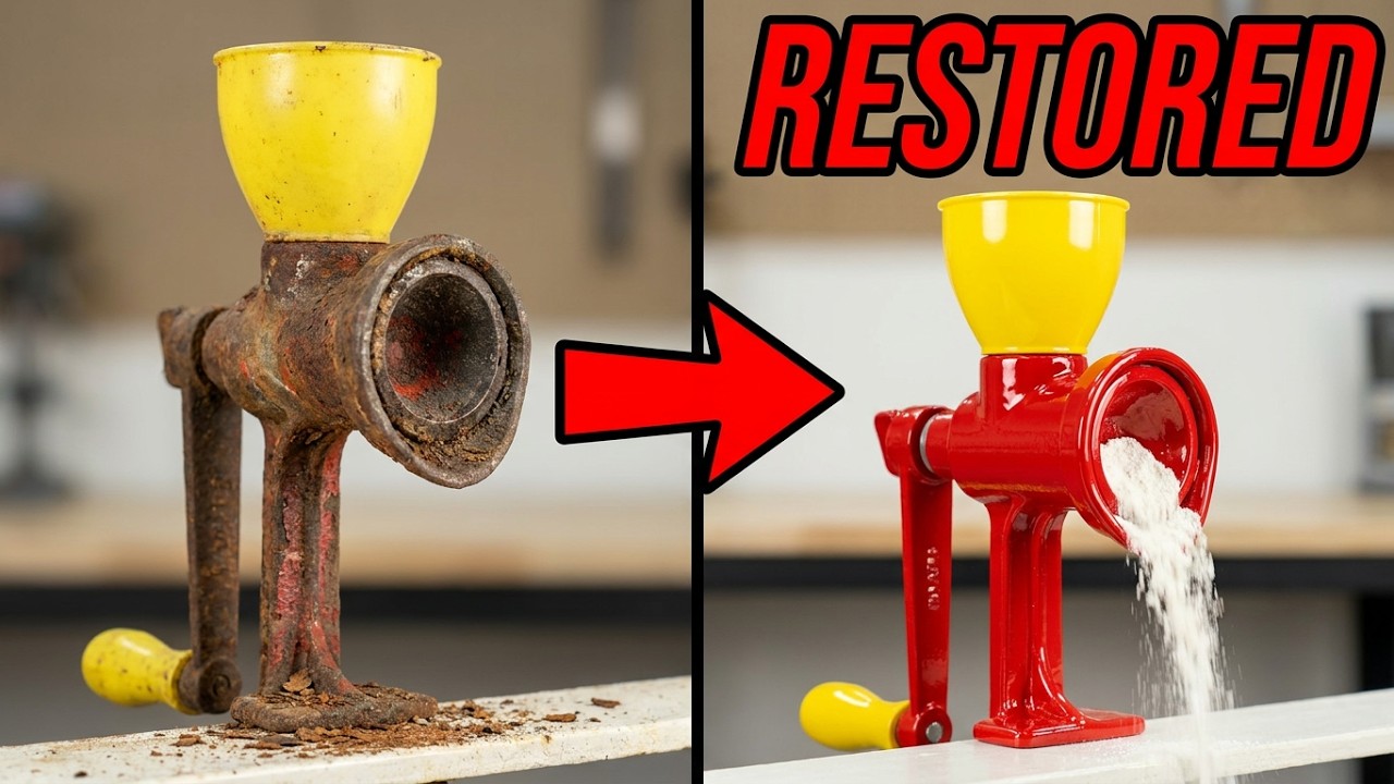 I Restored this Sugar Grinder in Honnor of My Grandma!