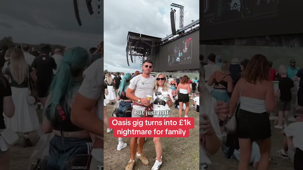 Oasis gig turns into &pound;1k nightmare for family #themirror #news #oasis