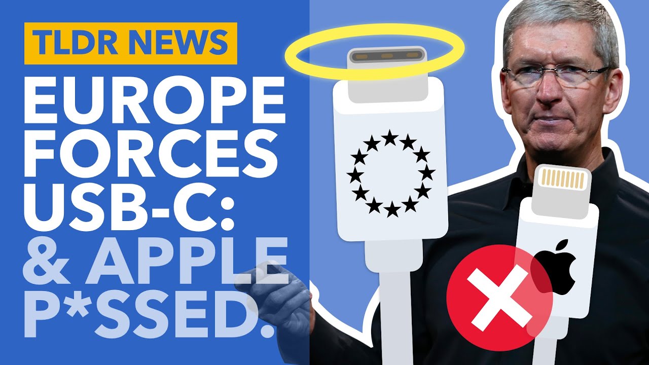 EU Requires USB-C on All Devices & Apple's Mad... - TLDR News
