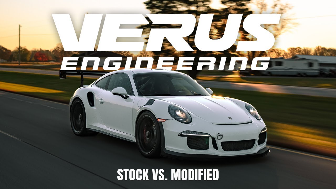 PORSCHE 991.1 GT3RS Stock vs. Verus Engineering Ventus 3 Aerodynamic Package