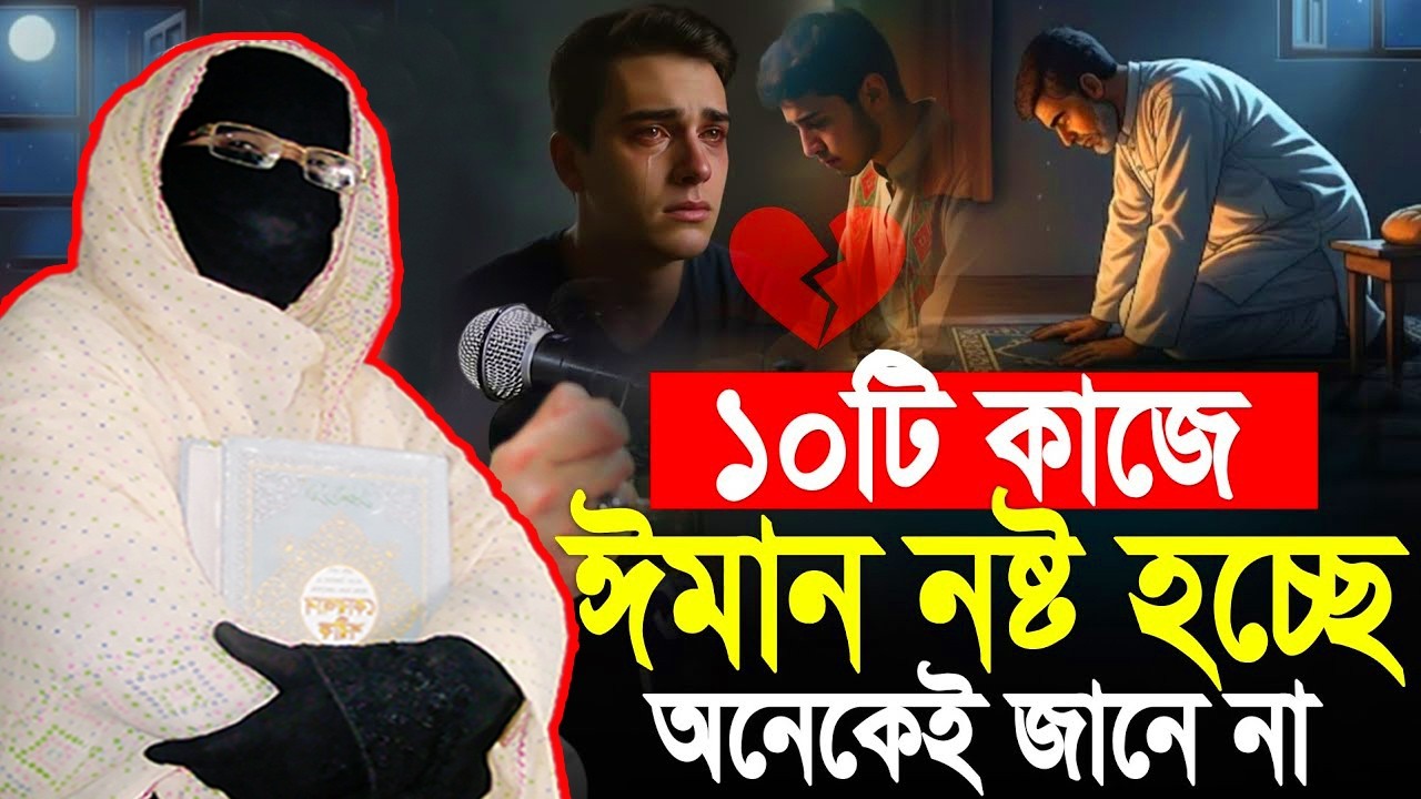 ঈমান ভঙ্গের ১০টি কারণ । নারী বক্তা সকিনা বেগম । মহিলা বক্তার নতুন ওয়াজ mohila new waz 2026