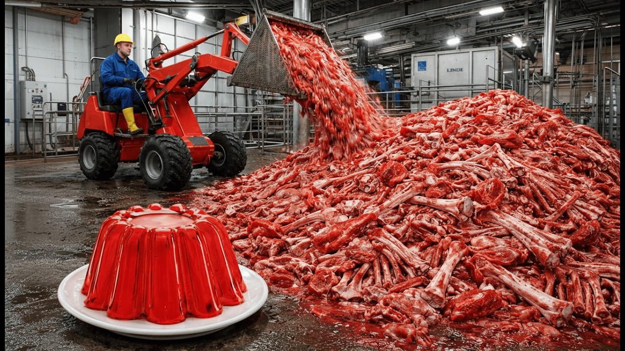 Cómo se Produce la Gelatina – El Impresionante Proceso Industrial de la Gelatina en Sobre