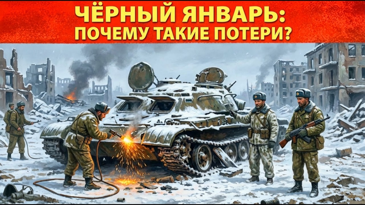ЧЁРНЫЙ ЯНВАРЬ: ПОЧЕМУ В ПЕРВЫЙ ДЕНЬ ВОЙНЫ В ЧЕЧНЕ ПОГИБЛИ БОЛЬШЕ, ЧЕМ ЗА МЕСЯЦ В АФГАНЕ