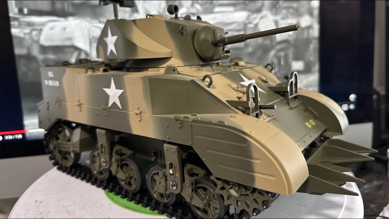 COOLBANK 1/16 RC TANK M5A1 STUART - UNBOXING