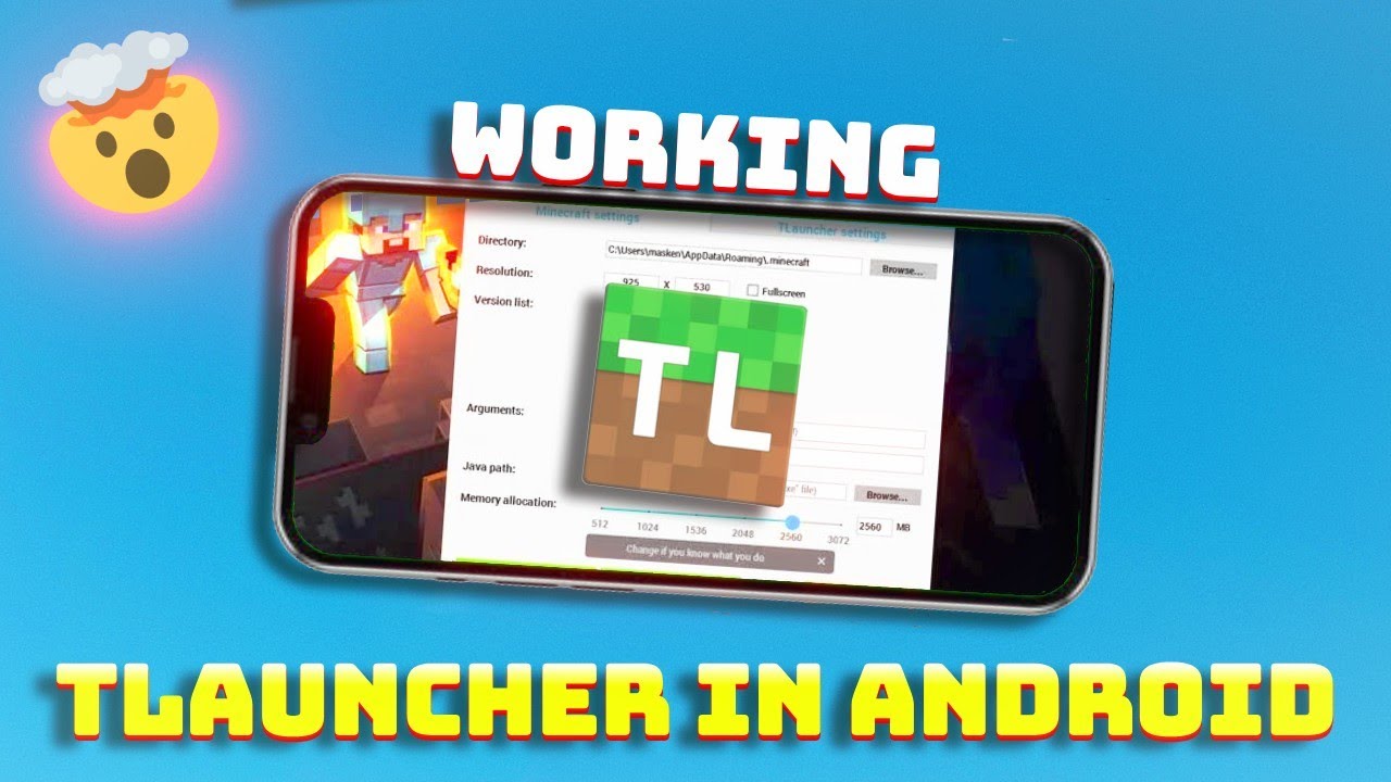 Я попробовал TLauncher на Android 🔥 (рабочая версия Minecraft Java)