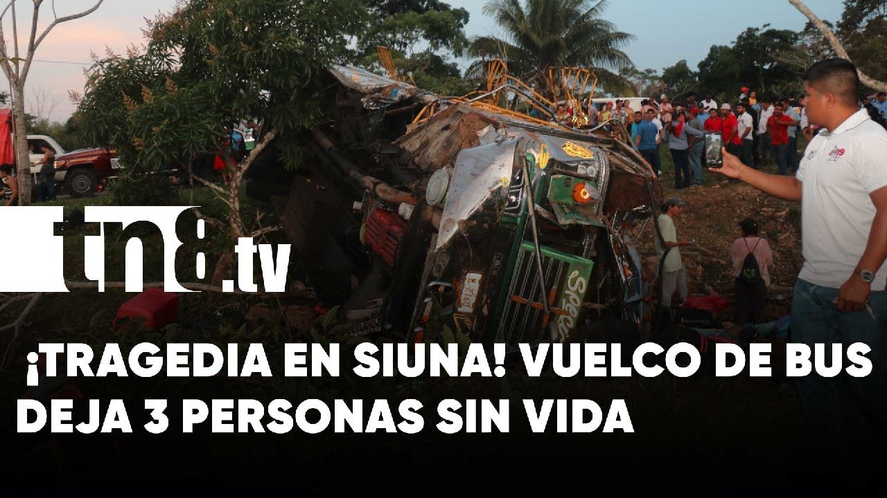 Tragedia en carretera: Accidente de bus Bonanza-Managua cobra tres vidas