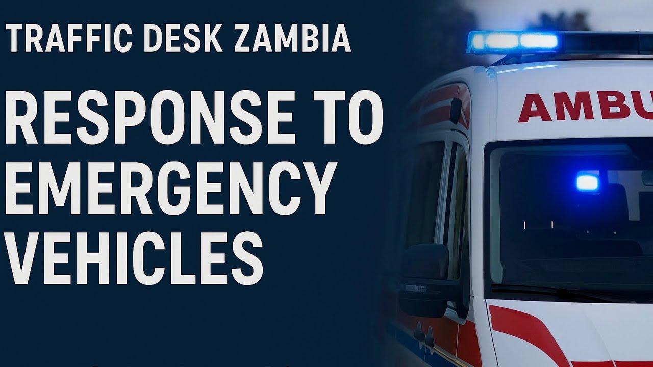 E12: Response to Emergency Vehicles | Traffic Desk Zambia