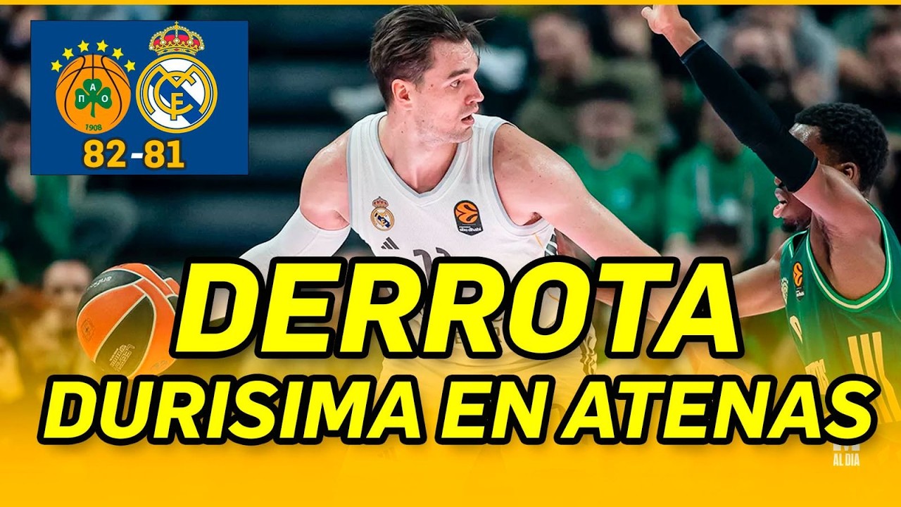 ⚪🟣🏀DURÍSIMA DERROTA EN ATENAS, ¡ESTOY HUNDIDO! | PANATHINAIKOS 82 REAL MADRID 81