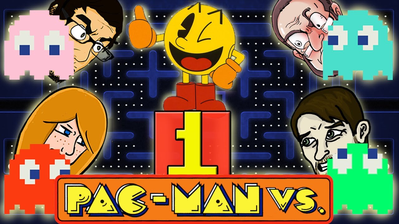 Let's Play Pac Man VS Gameplay (Gamecube)  - Pac Man Versus Part 1 - Pacman Ate The Power Pellet!