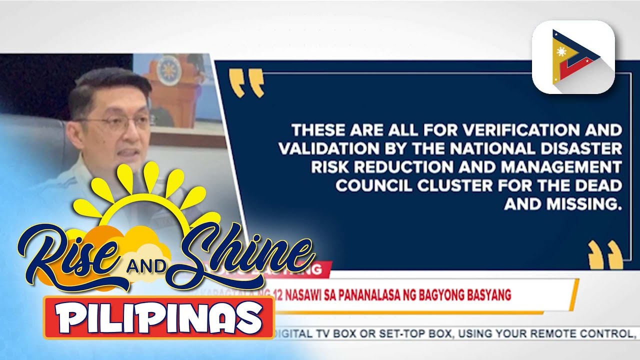 12 nasawi sa pananalasa ng Bagyong #BasyangPH, naitala ng OCD; nasa 128,000 pamilya, apektado
