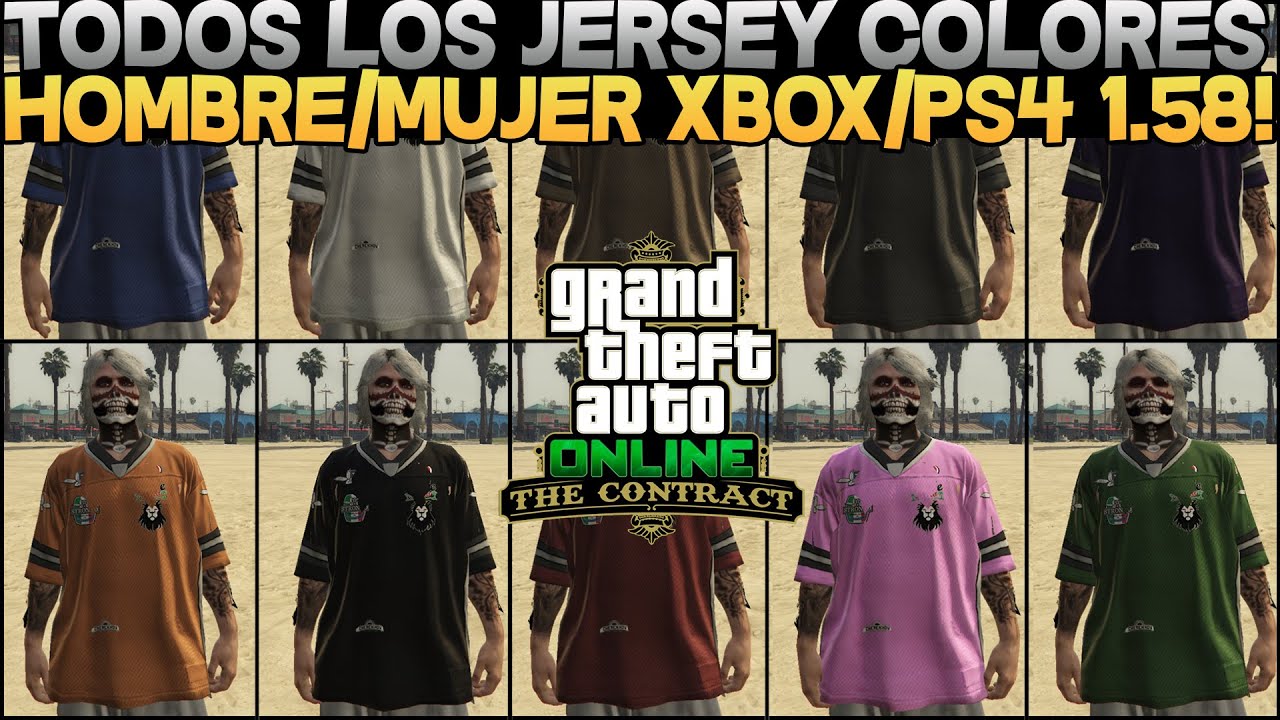 [SIN NETCUT NI SW] CONSEGUIR JERSEY MODO ADVERSARIO | HOMBRE - MUJER | XBOX,PS4 | GTA V ONLINE 1.58