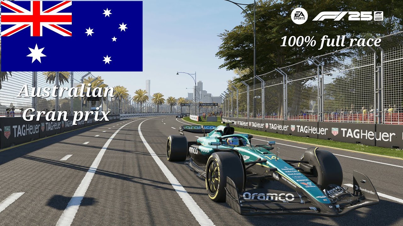 Fernando Alonso 100% Australian Gran prix -f1 25