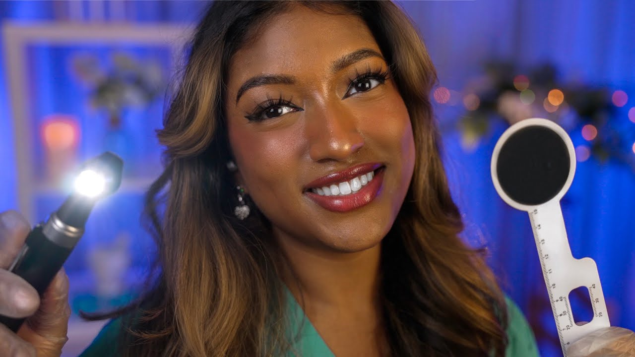 ASMR Tingle Clinic - Complete Doctor Check up, Cranial Nerve Exam, Scalp Check, Medical Role Plays