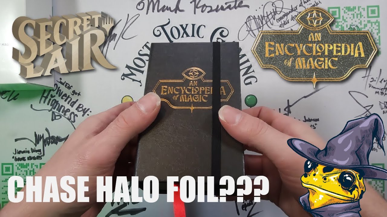 SECRET LAIR HALO FOILS!!! Encyclopedia of Magic 2x