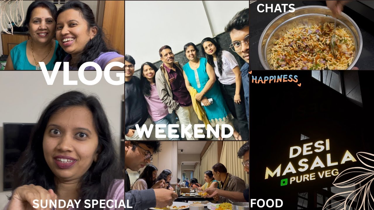 Weekend Vlog with my Parent’s🤗Saturday-Desi masala & Sunday-special cooking #family #gettogether 