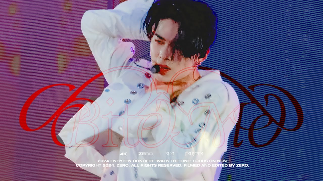 [4K] 241006 WALK THE LINE IN GOYANG Bite me - ENHYPEN NI-KI FOCUS/엔하이픈 니키 직캠(fan cam)