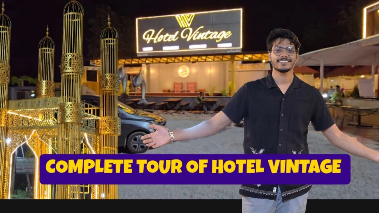 🤯Nalgonda's BIGGEST Hotel! Hotel Vintage Full Tour:Every Corner Covered Mandi,Lounge,Private Dining🔥