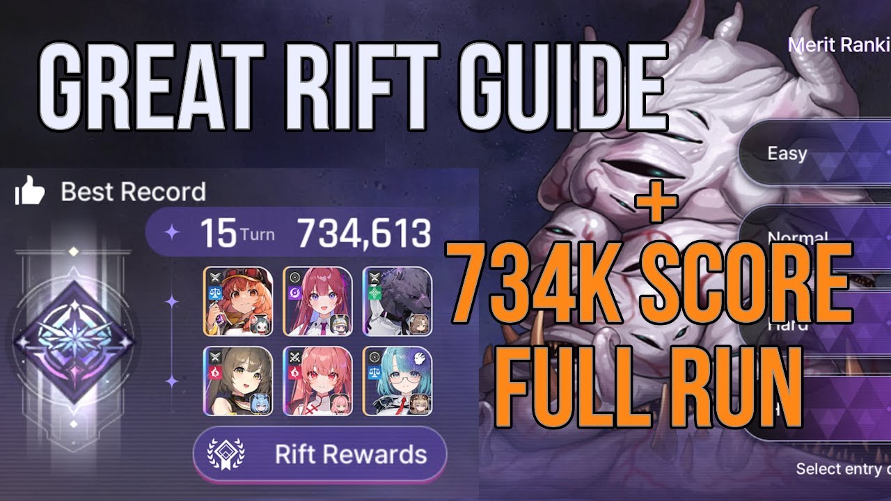 Great Rift Event Guide | 734k Score Full Run (Mei Lin & Beryl) - Chaos Zero Nightmare