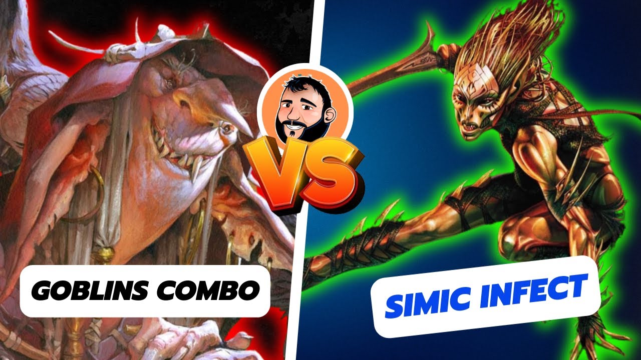 💧🌳 Simic Infect Vs 💀🔥 Goblins Combo | Gameplay MTG Pauper Físico