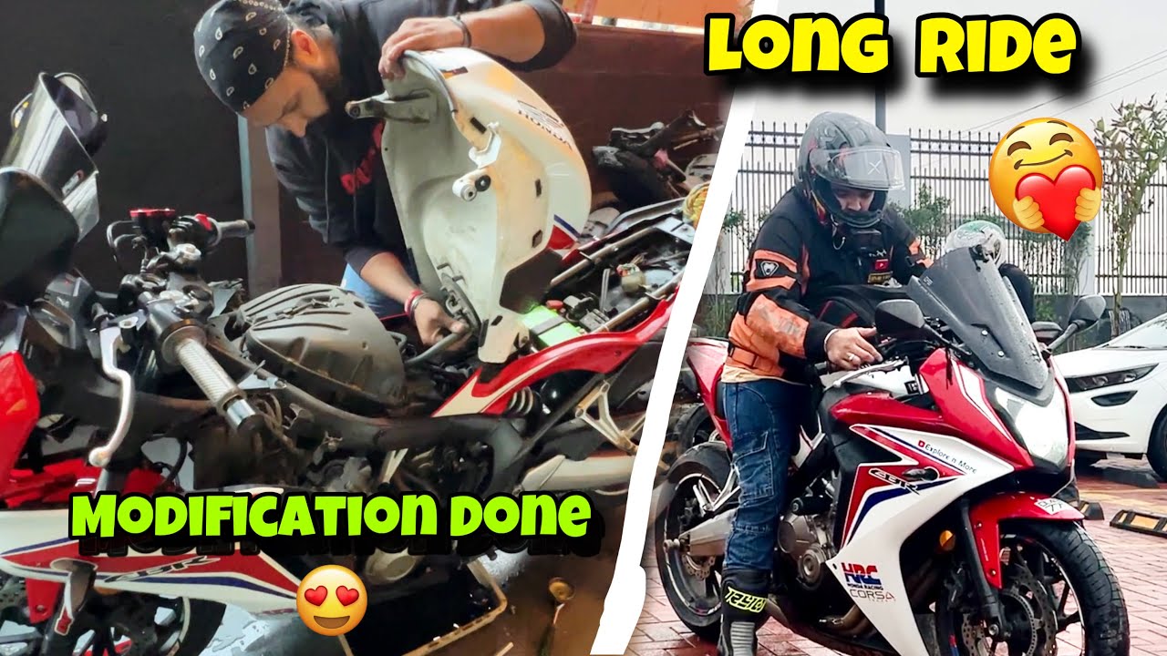 Super bike ki Modification ho gae 😍 Long Ride ke liye 😊 Lekin ye kya ho gya 😱