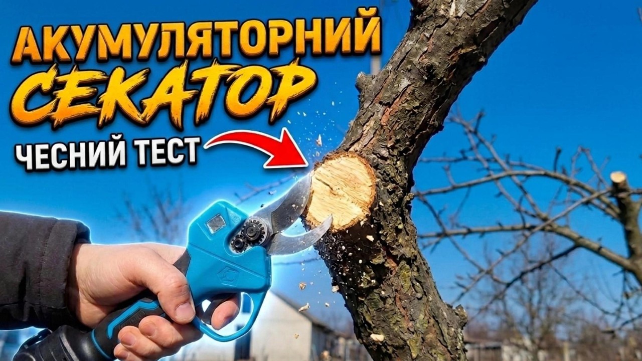 Як вибрати найкращий електричний секатор для садових робіт
