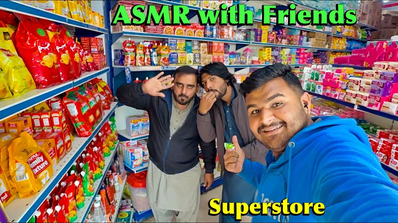 Asmr in superstore with my friends 